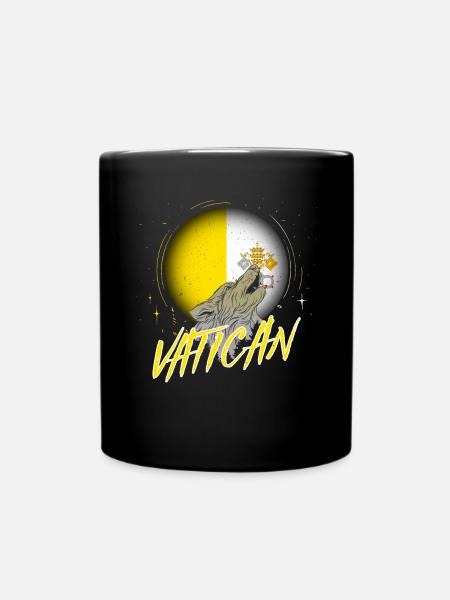 Vatikan - Tasse einfarbig - Schwarz
