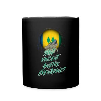 Saint Vincent and the Grenadines - Full Colour Mug - black - Front