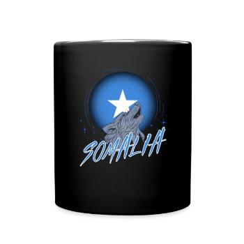 Somalia - Tasse einfarbig - Schwarz - Vorne