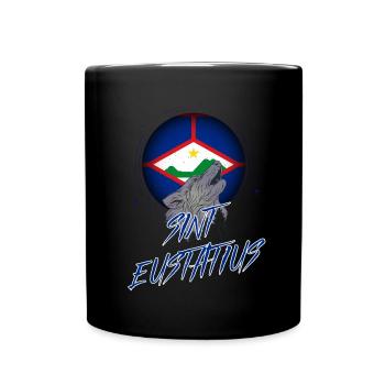 Sint Eustatius - Tasse einfarbig - Schwarz - Vorne