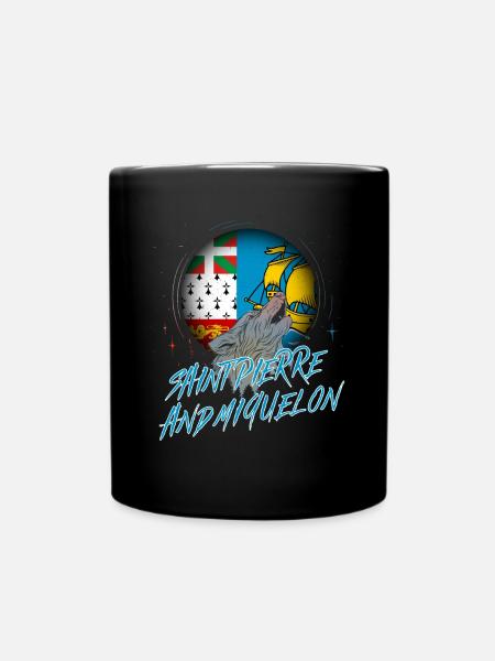 Saint Pierre et Miquelon - Mug uni - noir