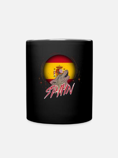Spanien - Tasse einfarbig - Schwarz