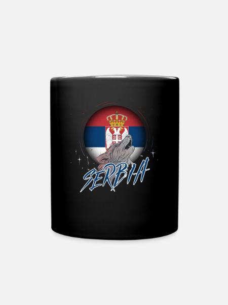 Serbie - Mug uni - noir