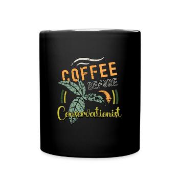 Écologiste Café Respectueux de l’environnement Amateur de café - Mug uni - noir - Devant