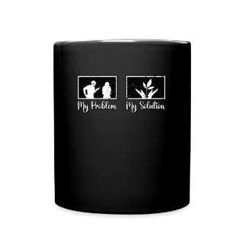 Conservationniste Mon problème Mon pictogramme Maman Papa - Mug uni - noir - Devant