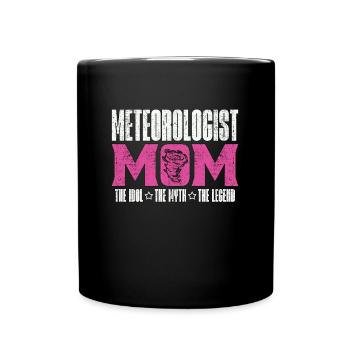 Météorologue Maman L’idole Le mythe Chasseur de tempête - Mug uni - noir - Devant