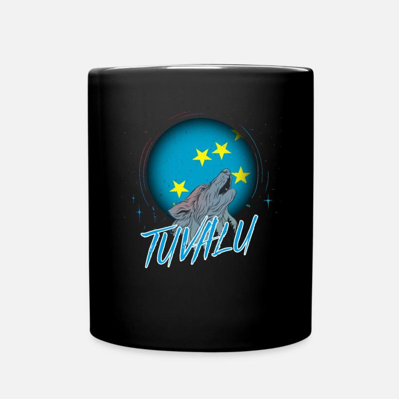 Tuvalu - Tasse einfarbig - Schwarz