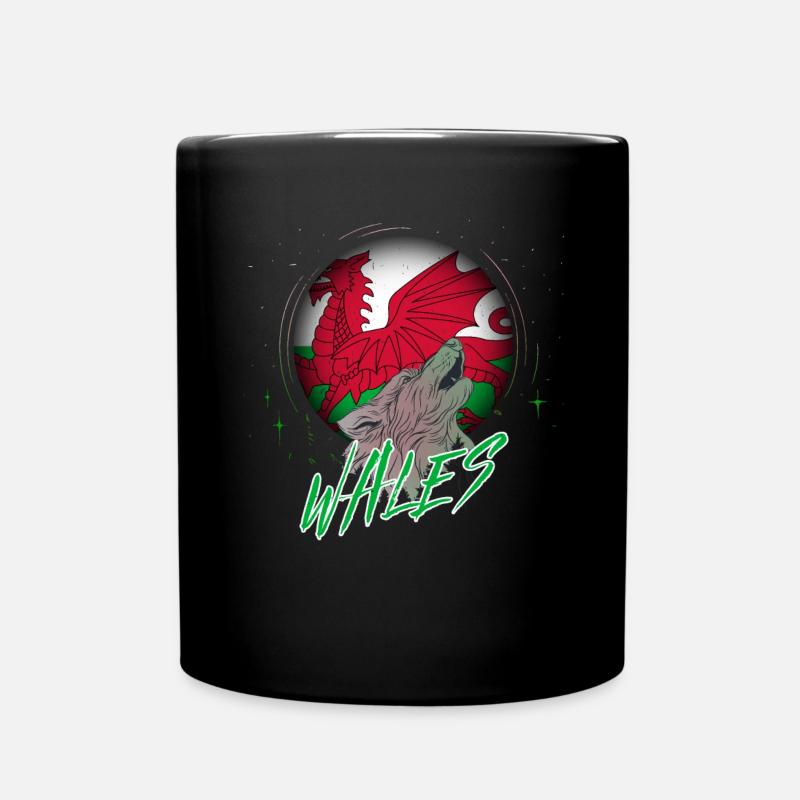 Wales - Tasse einfarbig - Schwarz