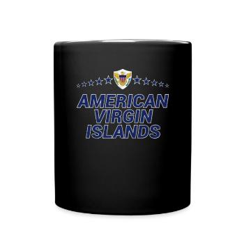 American Virgin Islands - Full Colour Mug - black - Front