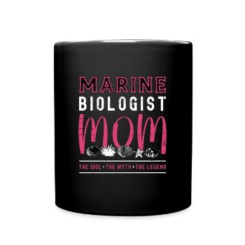 Biologiste marin Maman L’idole Le mythe Écologiste - Mug uni - noir - Devant