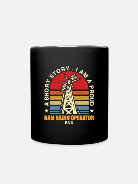 Ham Radio Operator A Short Story Radio Operator - Tasse einfarbig - Schwarz