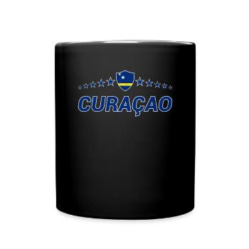 Curaçao - Tasse einfarbig - Schwarz - Vorne