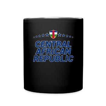 Central African Republic - Full Colour Mug - black - Front