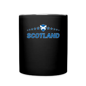 Schottland - Tasse einfarbig - Schwarz - Vorne