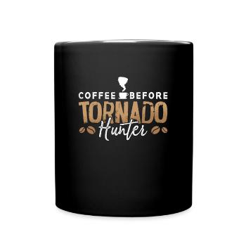 Tornado Hunter Coffee Storm Hunter Coffee Lover - Full Colour Mug - black - Front