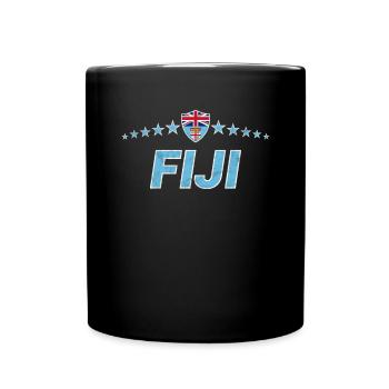 Fidschi - Tasse einfarbig - Schwarz - Vorne