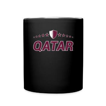 Qatar - Full Colour Mug - black - Front