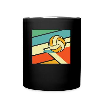 Volley-ball Volley-ball - Mug uni - noir - Devant