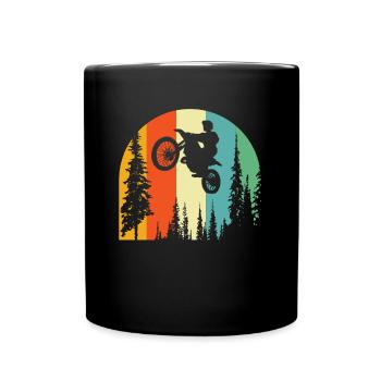 Mx Motocross Dirt Bike - Mug uni - noir - Devant