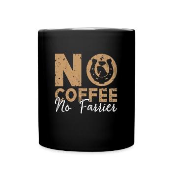 Maréchal-ferrant Pas de café Pas de métallurgie Amateur de café - Mug uni - noir - Devant