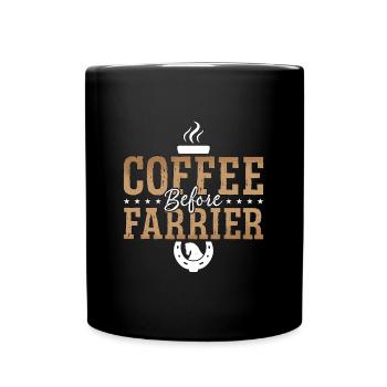 Farrier Coffee Before Metalsmith Coffee Lover - Full Colour Mug - black - Front