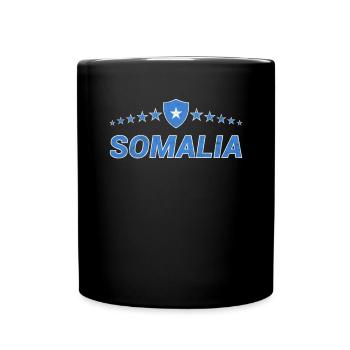 Somalia - Tasse einfarbig - Schwarz - Vorne