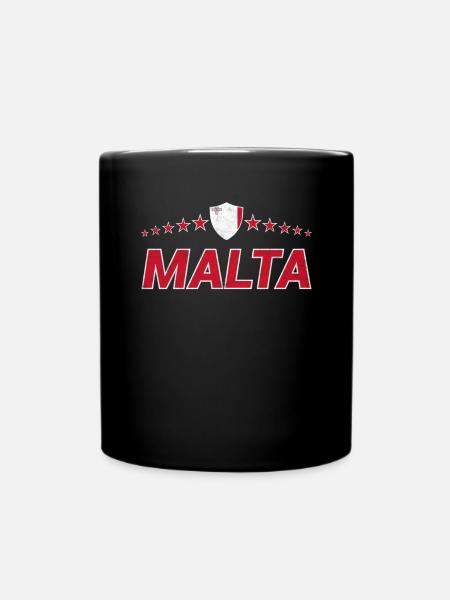 Malta - Full Colour Mug - black