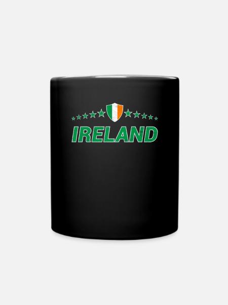Irland - Tasse einfarbig - Schwarz