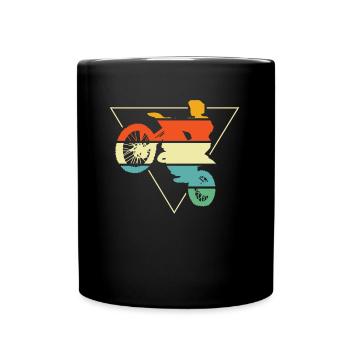Mx Motocross Dirt Bike - Mug uni - noir - Devant