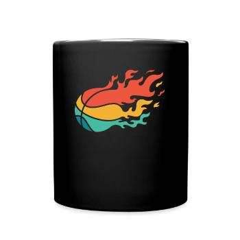 Joueur de basket-ball - Mug uni - noir - Devant