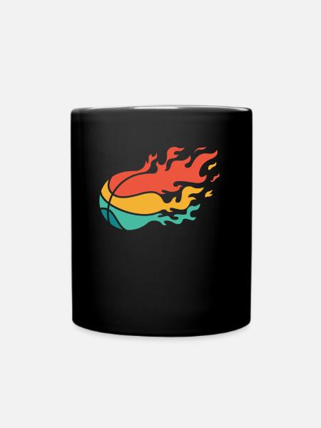 Basketball Basketballer - Tasse einfarbig - Schwarz