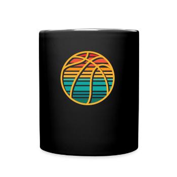 Joueur de basket-ball - Mug uni - noir - Devant