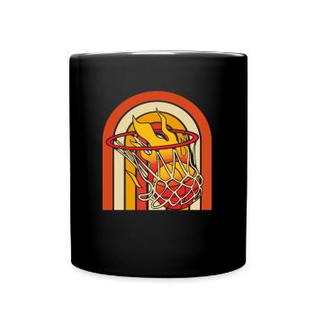 Joueur de basket-ball - Mug uni - noir - Devant