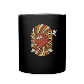 Joueur de basket-ball - Mug uni - noir - Devant