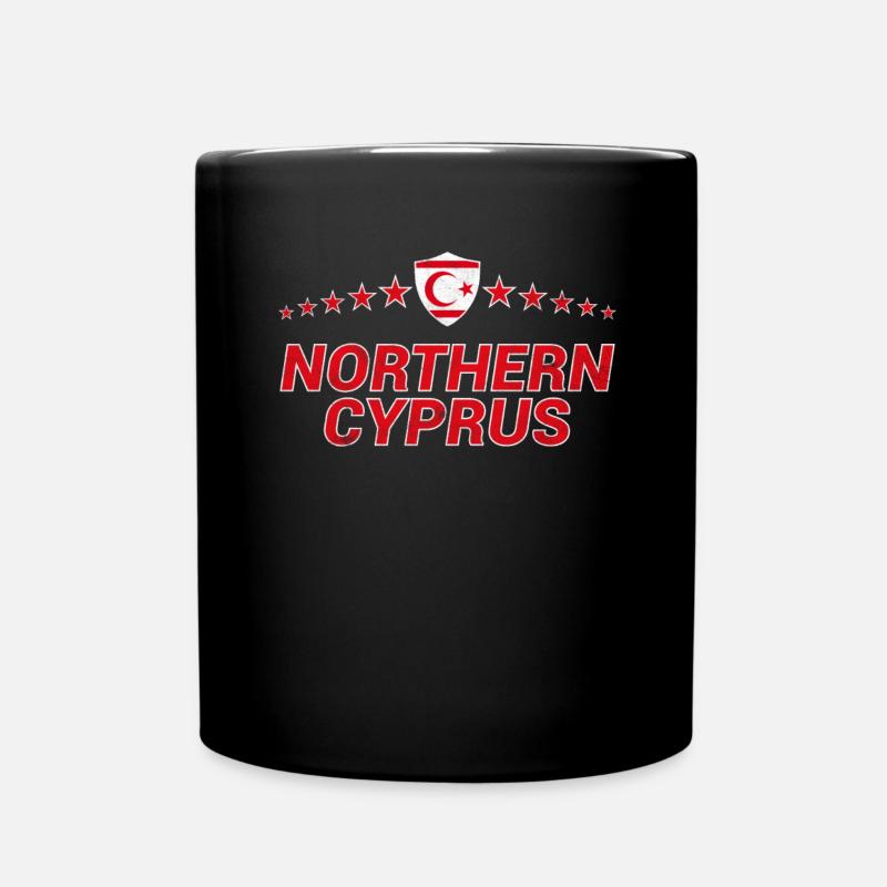 Northern Cyprus - Full Colour Mug - black