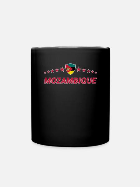 Mosambik - Tasse einfarbig - Schwarz