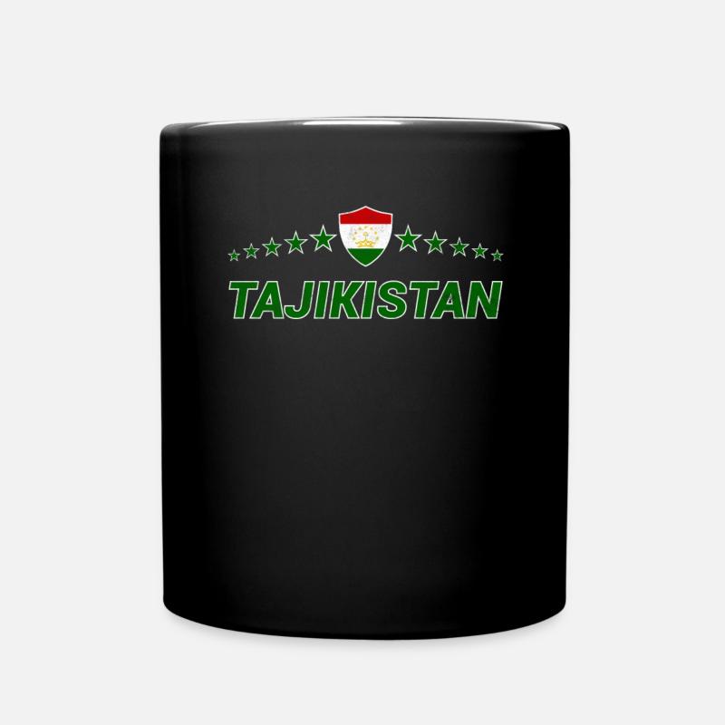 Tadschikistan - Tasse einfarbig - Schwarz