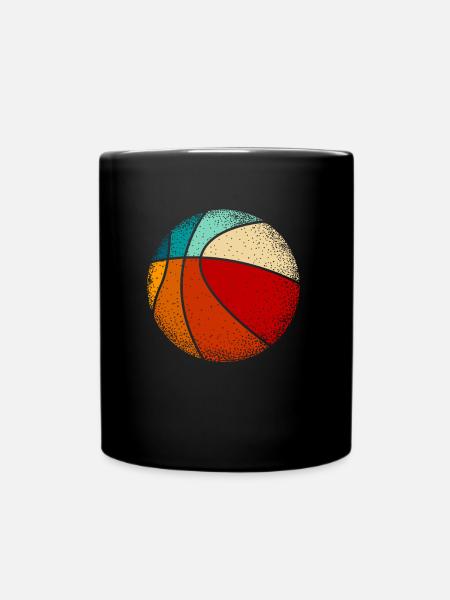 Basketball Basketballer - Tasse einfarbig - Schwarz