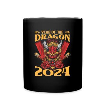 Year of the Dragon 2024 - Full Colour Mug - black - Front