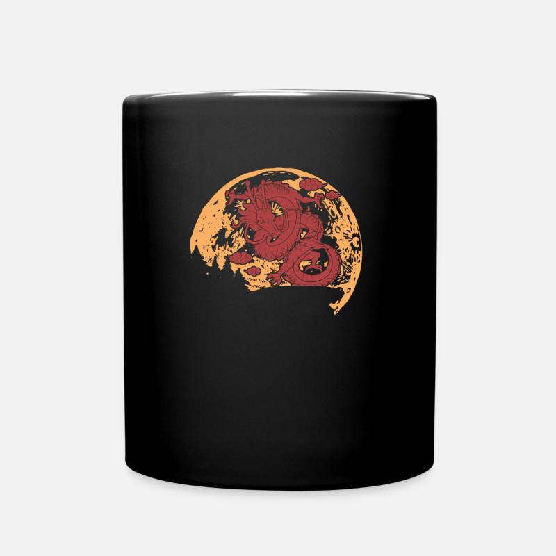Jahr Des Drachen 2024 - Tasse einfarbig - Schwarz
