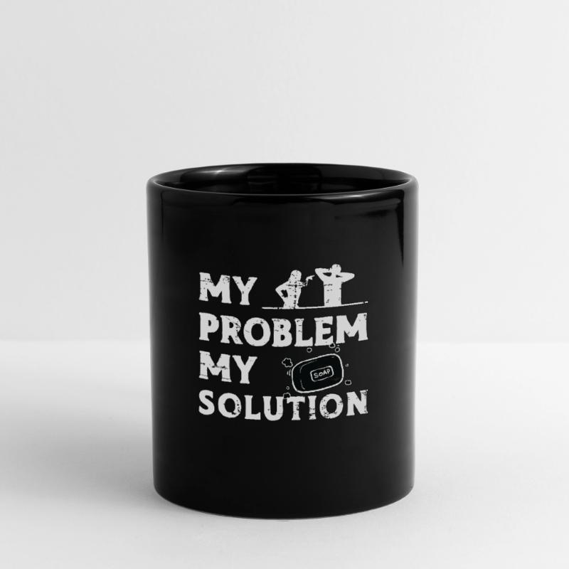 Soapmaker My Problem My Solution Pictogram Dad Mom Full Colour Mug