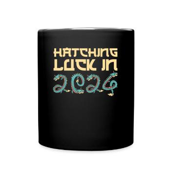 Jahr Des Drachen 2024 - Tasse einfarbig - Schwarz - Vorne