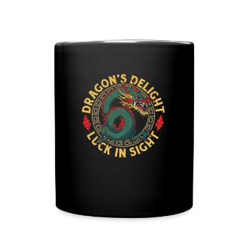 Année du Dragon 2024 - Mug uni - noir - Devant