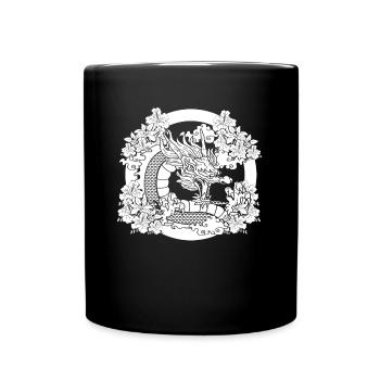 Année du Dragon 2024 - Mug uni - noir - Devant