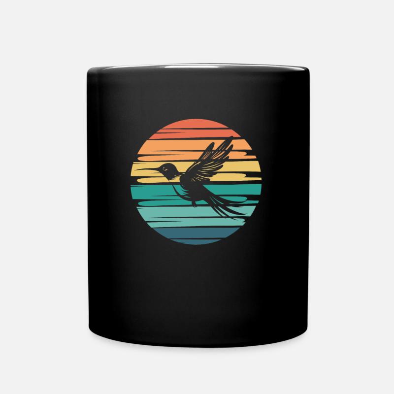 Kolibri - Tasse einfarbig - Schwarz