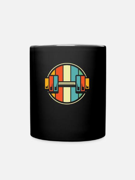 Fitness - Tasse einfarbig - Schwarz