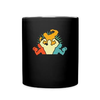 Fitness - Full Colour Mug - black - Front