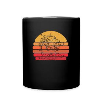 Année du Dragon 2024 - Mug uni - noir - Devant
