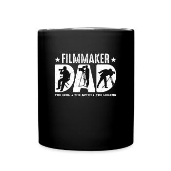 Cinéaste Papa L’idole Le mythe Le réalisateur - Mug uni - noir - Devant