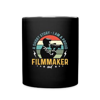 Cinéaste Une nouvelle Je suis fier d’être réalisateur - Mug uni - noir - Devant